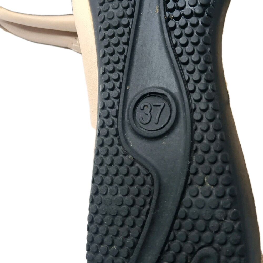 Gucci Interlocking G Logo Leather Ballet Flats Women's Shoes Sz EU 37/ 7M AS IS - Picture 11 of 16
